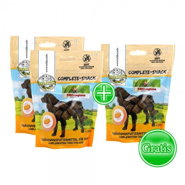 ZEC Komplett selvfølgelig Complete-Snack for hunder fra Bellfor Hundemat - 3x150g