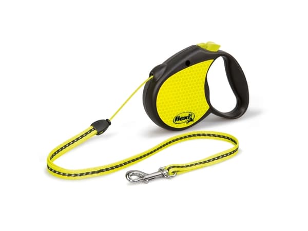 Flexi Neon Reflect Cord Leash 5m