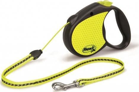 Flexi Neon Reflect Cord Leash 5m