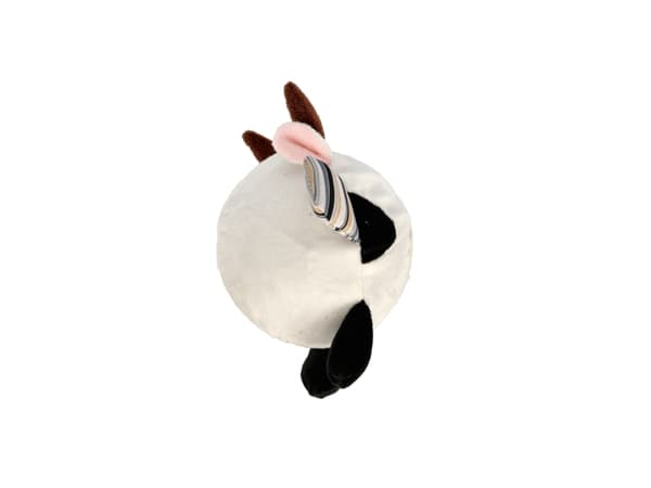 Dogman Leksak Cowe Boll Vit 17cm