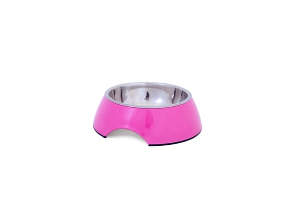 Dogman Matskål Alba Melamin Rosa S 160ml 14cm