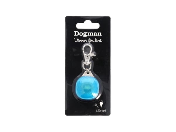 Dogman Blinklampa Burger Led Turkos 3cm