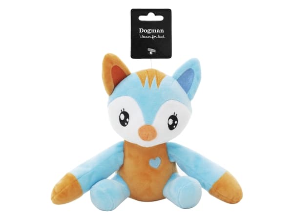 Dogman Leksak Kawaii Räv Turkos 20cm