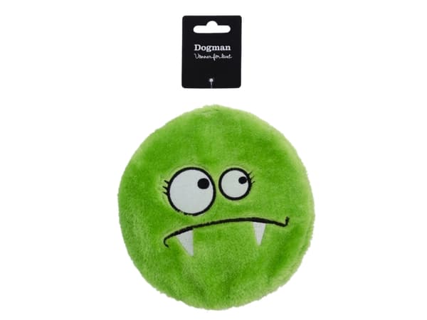 DOGMAN Lelu monsterface vihreä 17cm