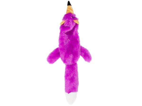 Dogman Leksak Skinnie Räv Lila 38cm