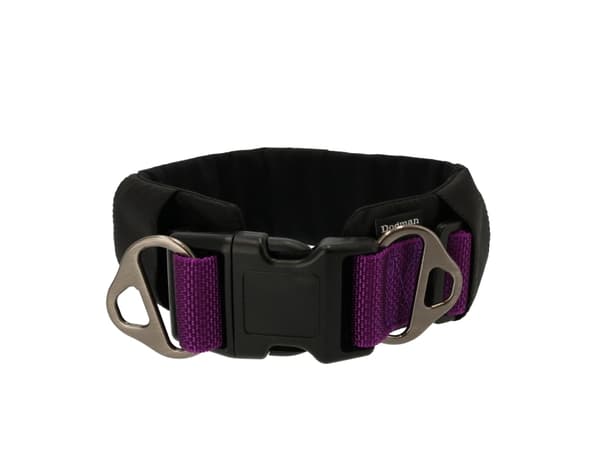 Dogman Ei Fodrat Hundhalsband Ställbart Lila Xl