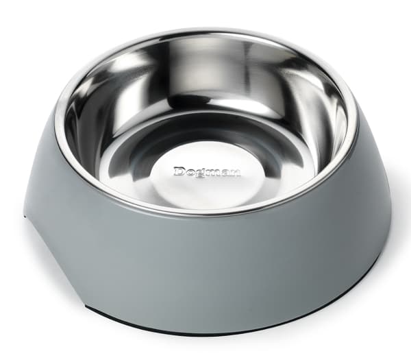 Dogman Matskål Alba Melamin Grå M 350ml 17,5cm