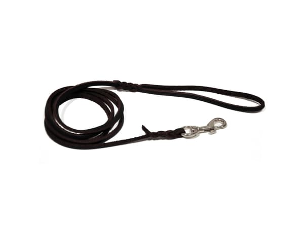 DOGMAN Leash skinn 12mmx180cm brun 180cm