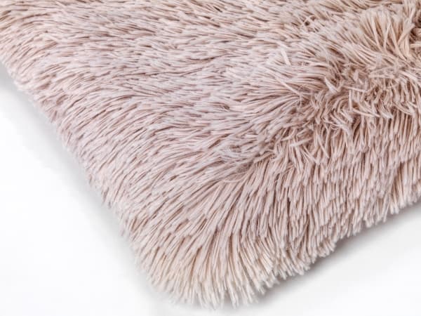 DOGMAN Hundepute Shaggy beige 85cm