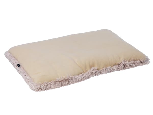 DOGMAN Hundepute Shaggy beige 85cm