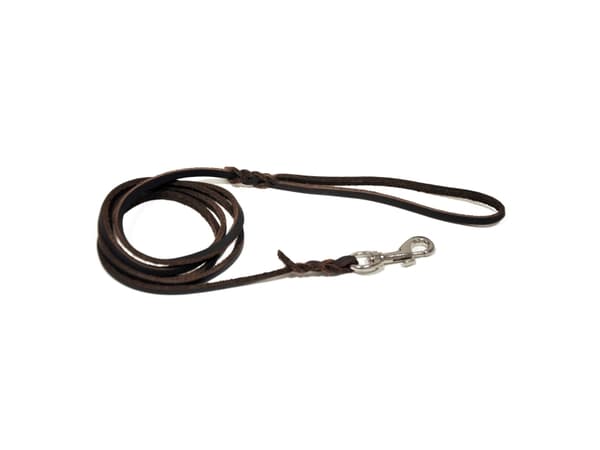 DOGMAN Leash skinn 9mmx180cm brun 180cm