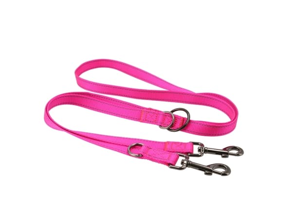 Dogman Nylonkoppel Iris Multi Rosa