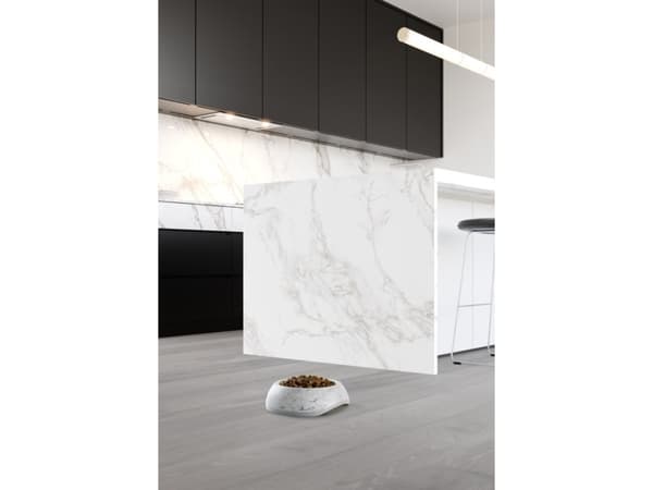 Savic Delice 3 Marble 1,2 L plast skål, grey