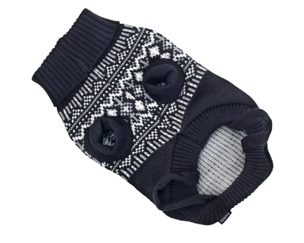 DOGMAN Strikket hund Iselin sort 45cm 45cm