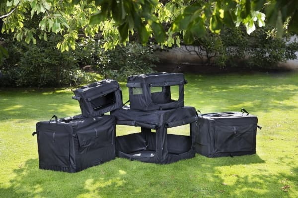 DOGMAN Canvas bur Milou XL Svart