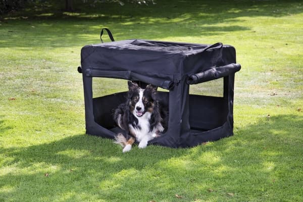 DOGMAN Canvas bur Milou XL Svart