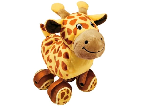 Kong Leksak Tennishoes Giraffe Brun L 24cm