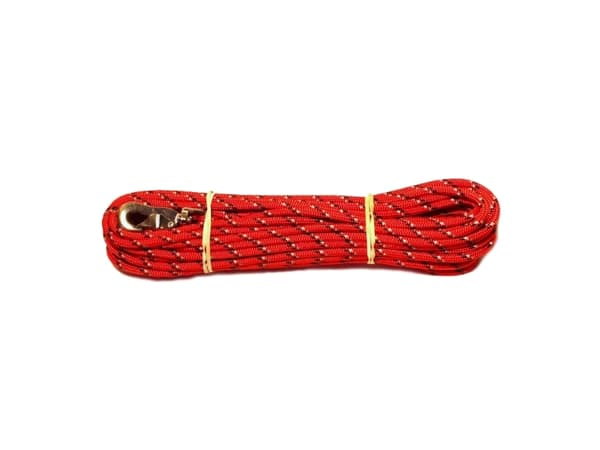 Alac Spårlina Flätad Reflex Röd 15m 15m
