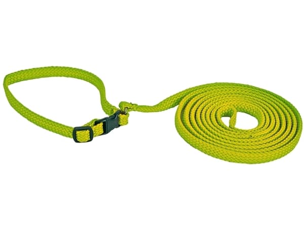 Alac Hundhalsband+hundkoppel Grön 170cm