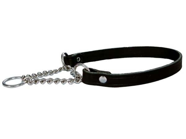 Alac Halvstryp Läderhalsband 40cm