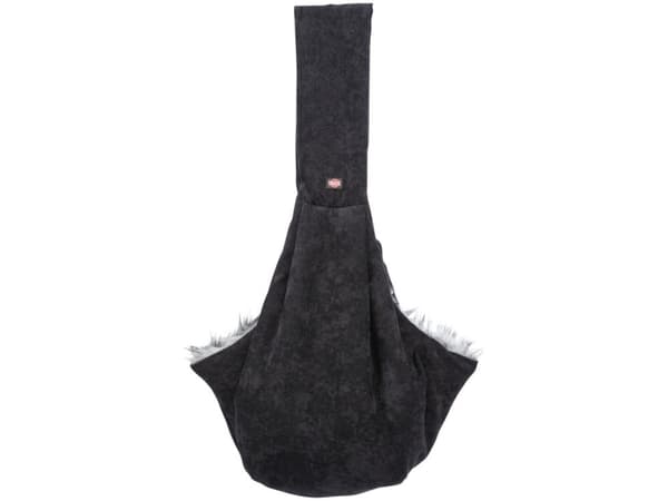Trixie Soft front carrier, 22 × 20 × 60 cm, black/grey