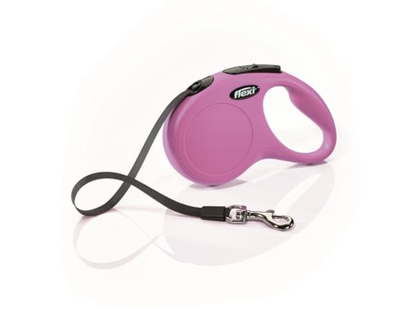flexi New Classic bånd XS, 3M, 12KG, pink