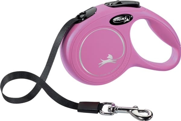 flexi New Classic bånd XS, 3M, 12KG, pink
