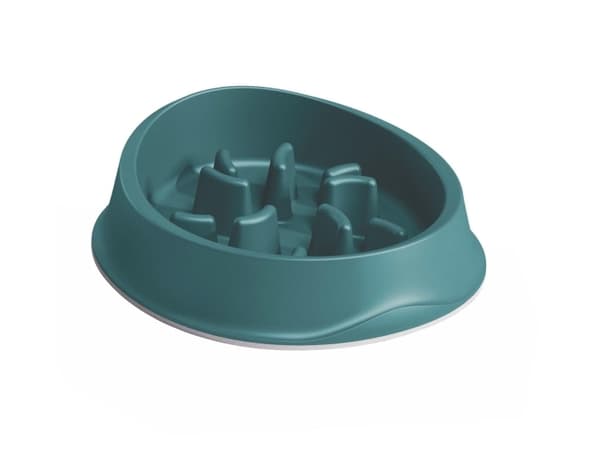 Zolux ZOLUX SLOW FOOD skål 1 l, grønn (474238VER)