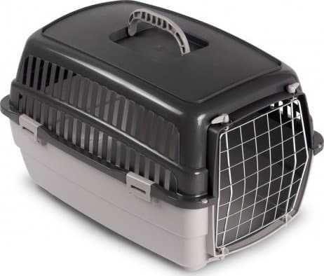 Barry King Transporter for hunder og katter WEEKEND L, grafitt, 60x42x40cm