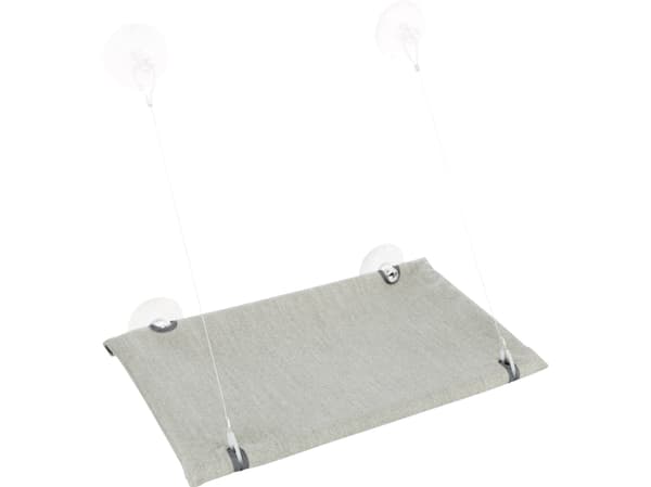 Trixie Vindue platform, velour, 50 × 30 cm, grå