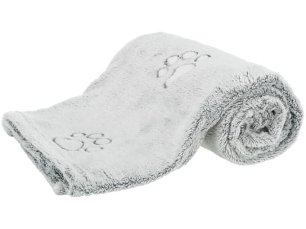 Trixie Nando tæppe, blød fleece, 100x70 cm, lysegrå