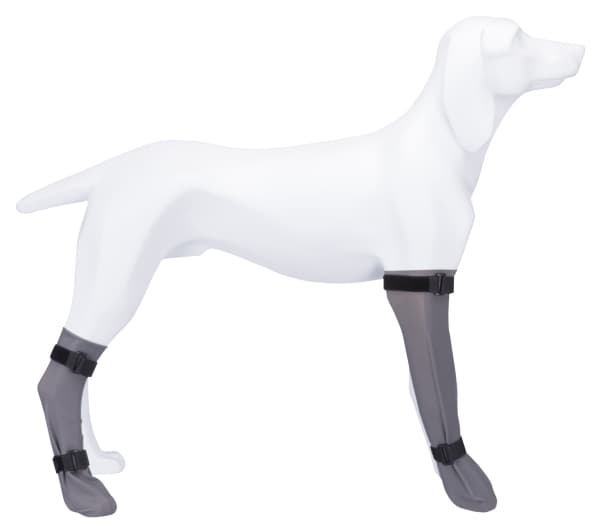 Trixie Beskyttelses strømpe, silikone, L: 10cm/40cm, grå