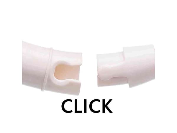 Trixie Flash lysring USB, silicone, XS–XL: 70 cm/ø 10 mm,flerfarvet