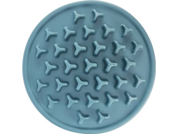Trixie Pillars Slow Feeding mat, TPE, ø 35 cm, blue