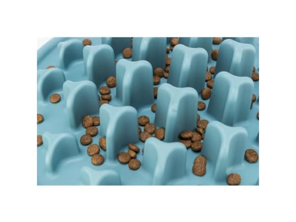 Trixie Pillars Slow Feeding mat, TPE, ø 35 cm, blue