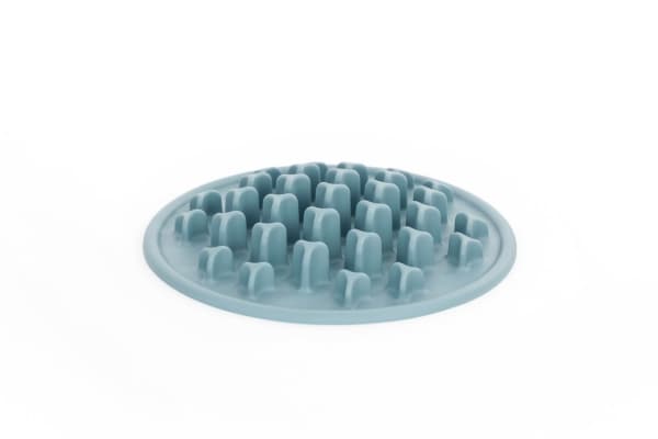 Trixie Pillars Slow Feeding mat, TPE, ø 35 cm, blue