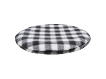 Trixie Varme pude til microbølgeovn, ø 26 cm, sort/hvid