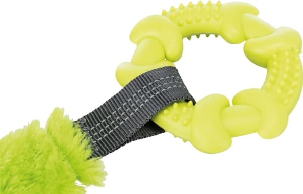 Bungee Tugger renkaalla, lelu, valikoituja värejä, 10/56 cm, iskunvaimentimella varustettuna