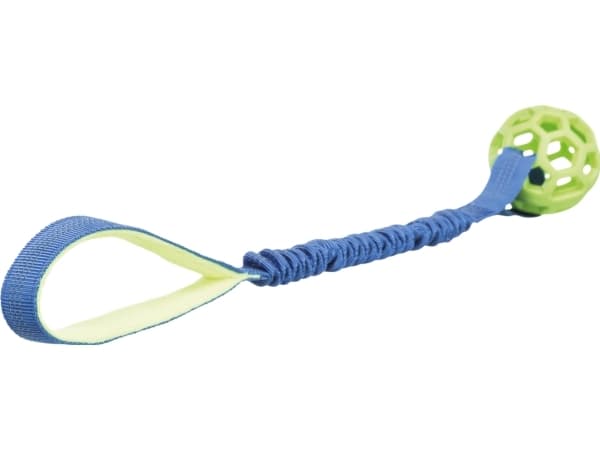 Trixie Bungee Tugger med bold, ø 9/48 cm, ass. farver