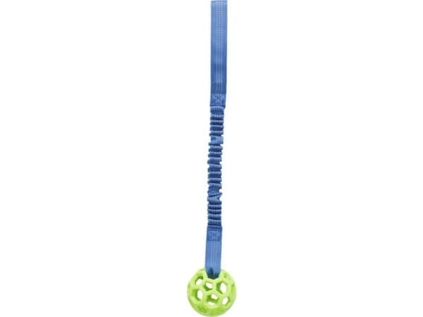 Trixie Bungee Tugger med bold, ø 9/48 cm, ass. farver