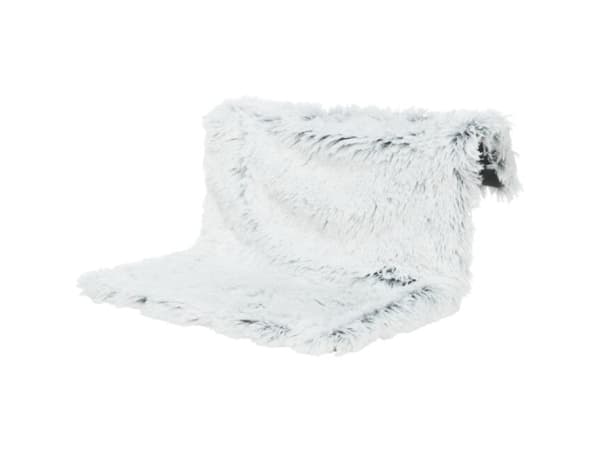 Trixie Radiatorbed,longhair plush/suede-look,45×26×31cm,white-black
