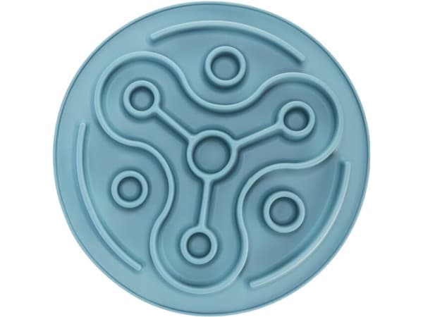 Trixie Slow Feeding mat, TPE, ø 28 cm, blue