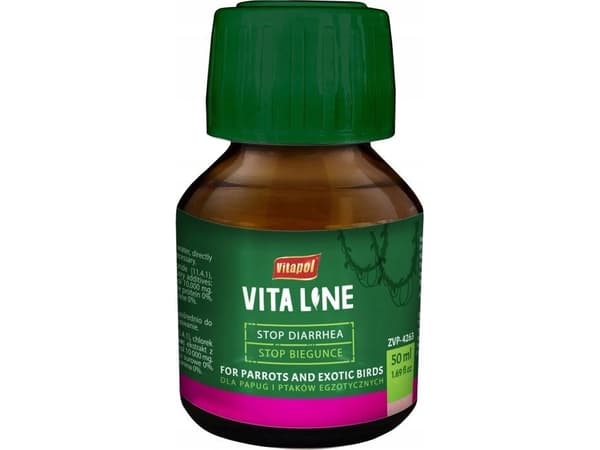 Vitapol Vitaline Stop diaré for eksotiske fugler 50ml