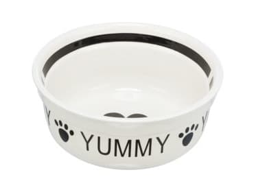 Trixie Bowl, ceramic, 2.6 l/ø 25 cm, white/black