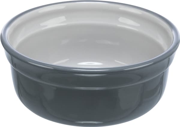 Trixie Bowl, ceramic, 1.6 l/ø 20 cm, grey/light grey