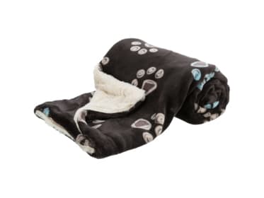 Trixie Jimmy tæppe, blød plys, 100x70 cm, taupe/beige
