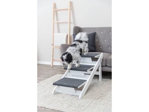 Trixie Ramp, folding steps, MDF, 44 × 46 × 106 cm, white