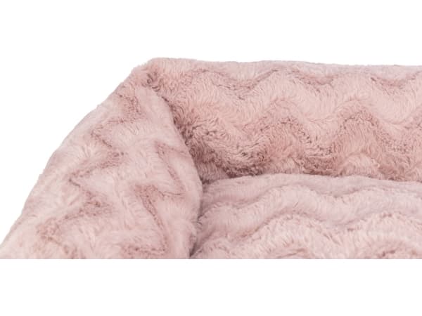 Trixie Vital Loki bed, recycled, square, 65 × 50 cm, pink