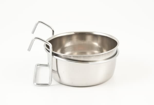 Beeztees 653451, Hund, Rustfritt stål, Sort, Sølv, Matskål til kjæledyr, Monokromatisk, 0,6 l