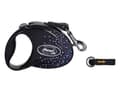 Miniatyrbilde 5 av 5: Flexi uttrekkbar snor Glam Splash Mystic S 3m, svart